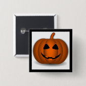 Jack o' Lantern Halloween Button (Voorkant /achterkant)