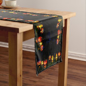 Jack O Lantern Halloween Medium Table Runner Medium Tafelloper (Voorbeeld)