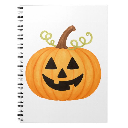 Jack-o’-Lantern Halloween Notitieboek (Voorkant)