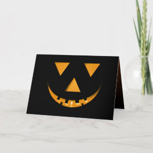 Jack-o-Lantern Halloween Party Invitation Kaart