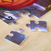 Jack o lantern Halloween Puzzle Legpuzzel (Zijkant)