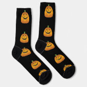 Jack-O-Lantern Halloween sokken (Rechts)
