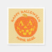 Jack O Lantern Halloween Trick or treat Party Servet (Voorkant)