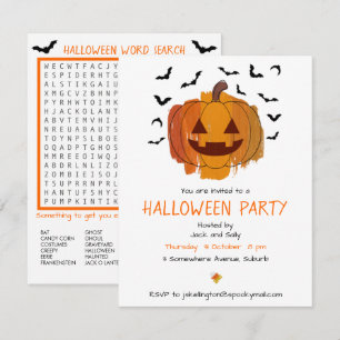 Jack O Lantern Halloween uitnodiging