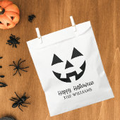 JACK O LANTERN HAPPY HALLOWEEN FAMILIENAAM BEDANKZAKJE