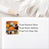 Jack O Lantern Head Black Cats  Halloween Etiket (Insitu)