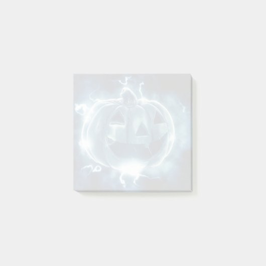 Jack-o-lantern in de regen post-it® notes (Voorkant)