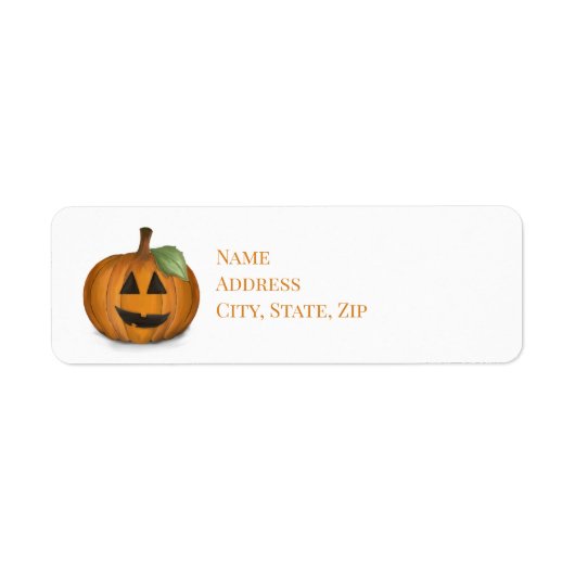 Jack O Lantern in Pumpkin Patch Label (Voorkant)