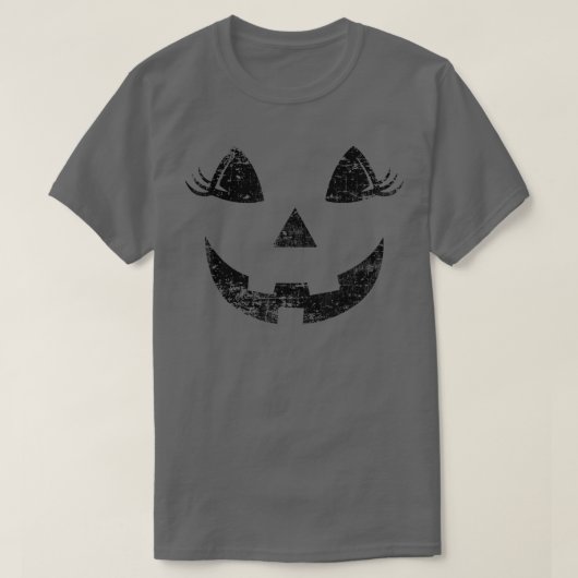  Jack o Lantern Jackolantern Pumpkin eyelas T-shirt (Design voorkant)