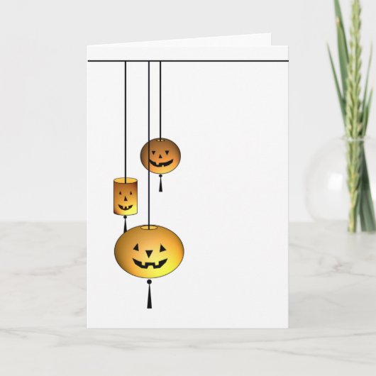 Jack O' Lantern Kaart (Voorkant)
