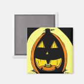 Jack o' Lantern Magnet Magneet (Voorkant / Achterkant)