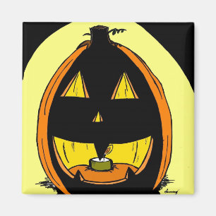 Jack o' Lantern Magnet Magneet