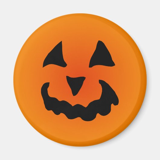 Jack-o-Lantern Magnet Magneet (Voorkant)