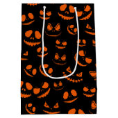 Jack-O-Lantern Medium Cadeauzakje (Achterkant)