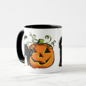 Jack-O-Lantern N Cat Mok (Voorkant links)