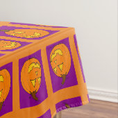Jack o' Lantern Nappe violette et orange (In Situ)