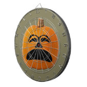 Jack o' Lantern ongelukkig gezicht, Halloween Pump Dartbord (Voorkant Rechts)