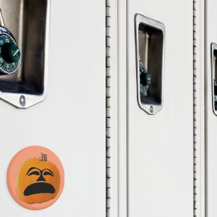 Jack o' Lantern ongelukkig gezicht, Halloween Pump Magneet