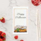 Jack-O-Lantern opstelling Servet (Insitu)