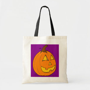 Jack o' Lantern Paarse Canvas tas