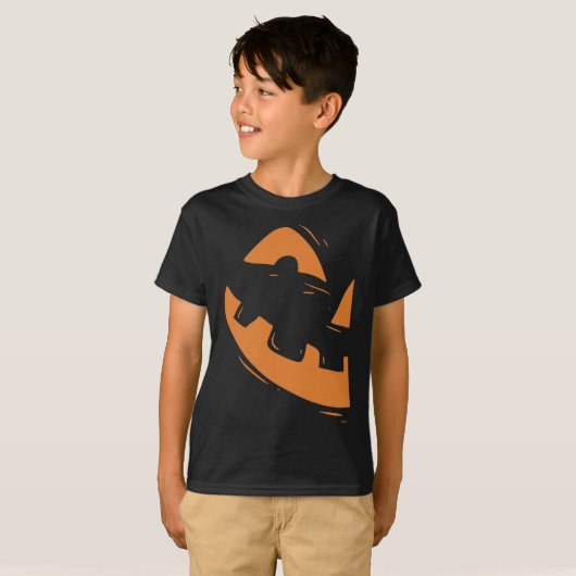 Jack-O-Lantern Pompoen Gezicht Halloween Matching  T-shirt (Voorkant volledig)