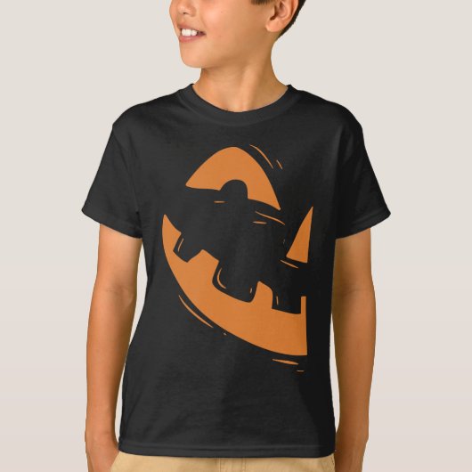 Jack-O-Lantern Pompoen Gezicht Halloween Matching  T-shirt (Voorkant)