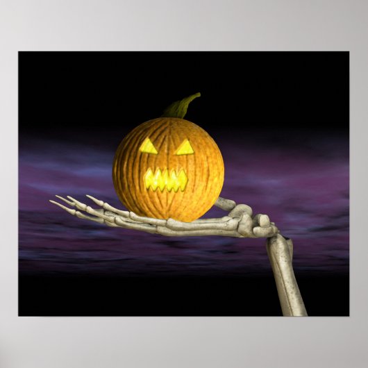 Jack-o-Lantern - Poster d'Halloween (Devant)