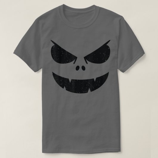  Jack O Lantern Pumpkin Face Halloween Cost T-shirt (Design voorkant)
