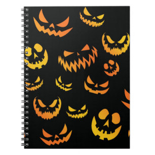 Jack O Lantern Pumpkin Face Notitieboek