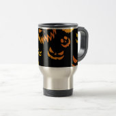 Jack O Lantern Pumpkin Face Reisbeker (Voorkant rechts)