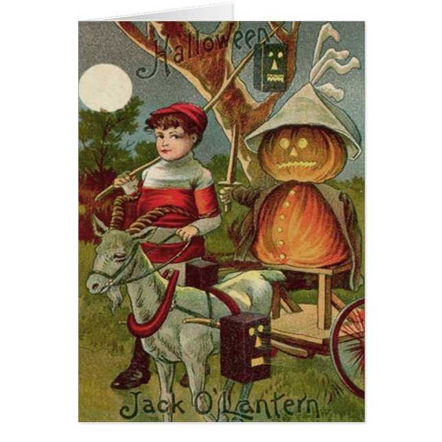 Jack O' Lantern Pumpkin Goat Volle Maan (Voorkant)