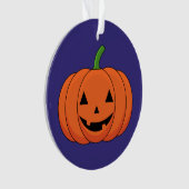 Jack-O'-Lantern Pumpkin Halloween Ornament (voorkant)