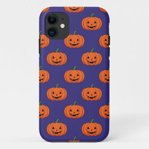 Jack-O'-Lantern Pumpkin Halloween Pattern iPhone 11 Hoesje