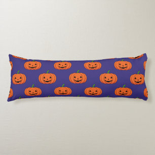 Jack-O'-Lantern Pumpkin Halloween Pattern Lichaamskussen