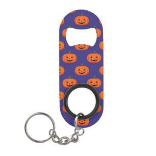 Jack-O'-Lantern Pumpkin Halloween Pattern Mini Flessenopener