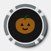Jack-O-Lantern Pumpkin Pokerchips (Achterkant)