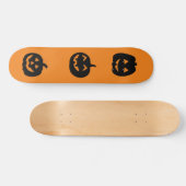 JACK O' LANTERN PUMPKIN SKATEBOARD DECK (Horizontaal)