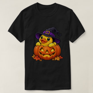 Jack-o'-lantern Rubber Eend Halloween T-shirt