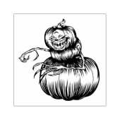 Jack-O-Lantern Rubberstempel (Afrduk)