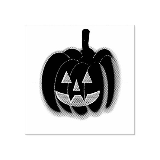 Jack-O-Lantern Rubberstempel (Afrduk)