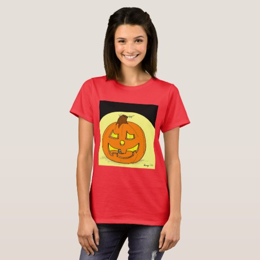 Jack o' Lantern Shirten T-shirt (Voorkant volledig)