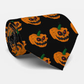 Jack-O-Lantern stropdas (Opgerold)