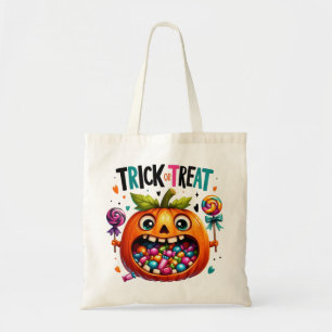 Jack-o'-Lantern Trick or treat Bag Tote Bag