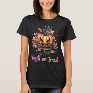 Jack-O' Lantern Trick or Treat Zwart Halloween T-shirt