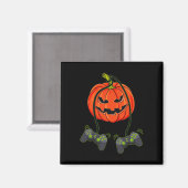 Jack O Lantern Video Gamer Controllers Halloween B Magneet (Voorkant / Achterkant)