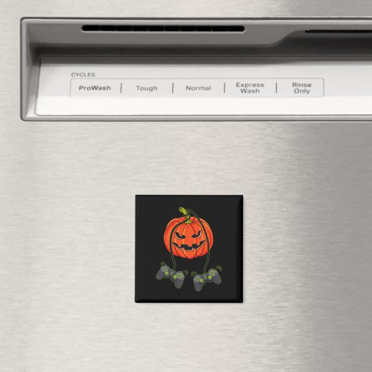 Jack O Lantern Video Gamer Controllers Halloween B Magneet (Insitu (Vaatwasser))