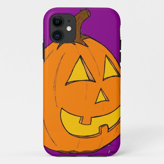 Jack o' Lantern violet iPhone 5 Coque (Dos)