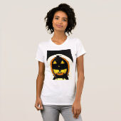 Jack o' Lantern Womens Casual Scoop T-Shirt (Voorkant volledig)
