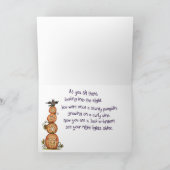 Jack-o-lanterne - Carte de voeux (Intérieur)