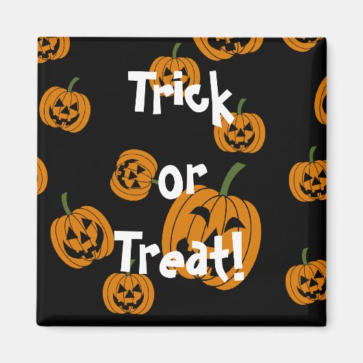 Jack O' Lanterns achtergrond Magneet (Voorkant)